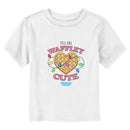 Toddler's Stranger Things You Are Waffley Cute Blue Logo T-Shirt