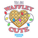 Infant's Stranger Things You Are Waffley Cute Logo Onesie