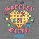 Infant's Stranger Things You Are Waffley Cute Logo Onesie