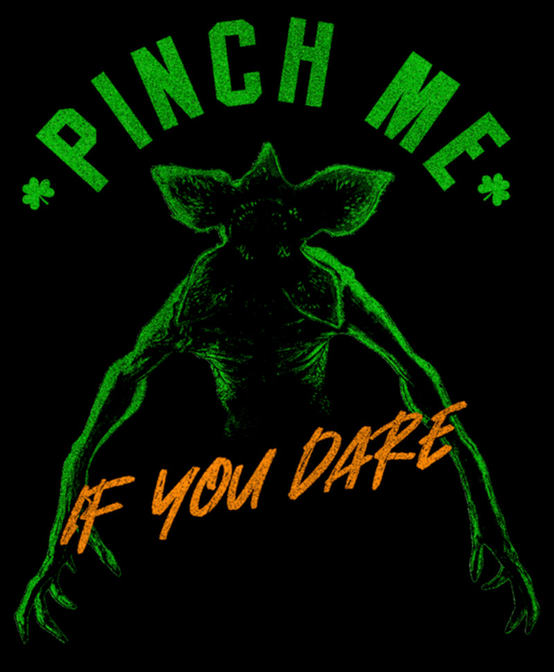 Junior's Stranger Things St. Patrick's Day Demogorgon Pinch Me If You Dare T-Shirt