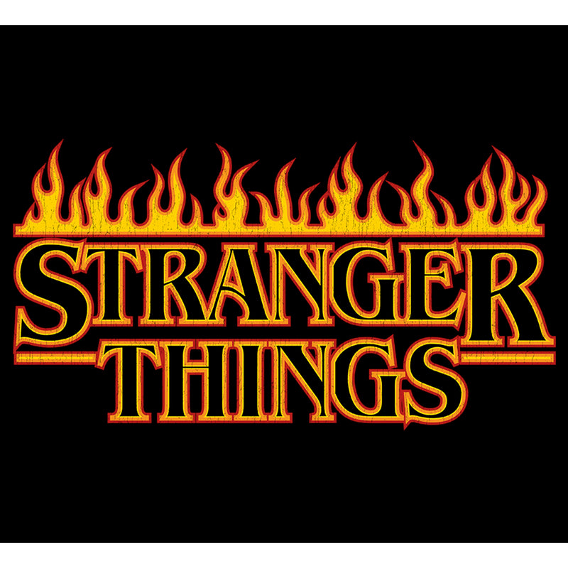 Men's Stranger Things Retro Flame Logo T-Shirt
