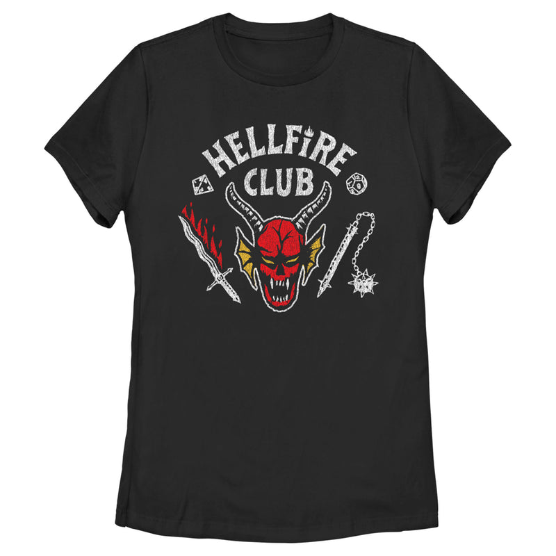 Women's Stranger Things Hellfire Club Costume T-Shirt