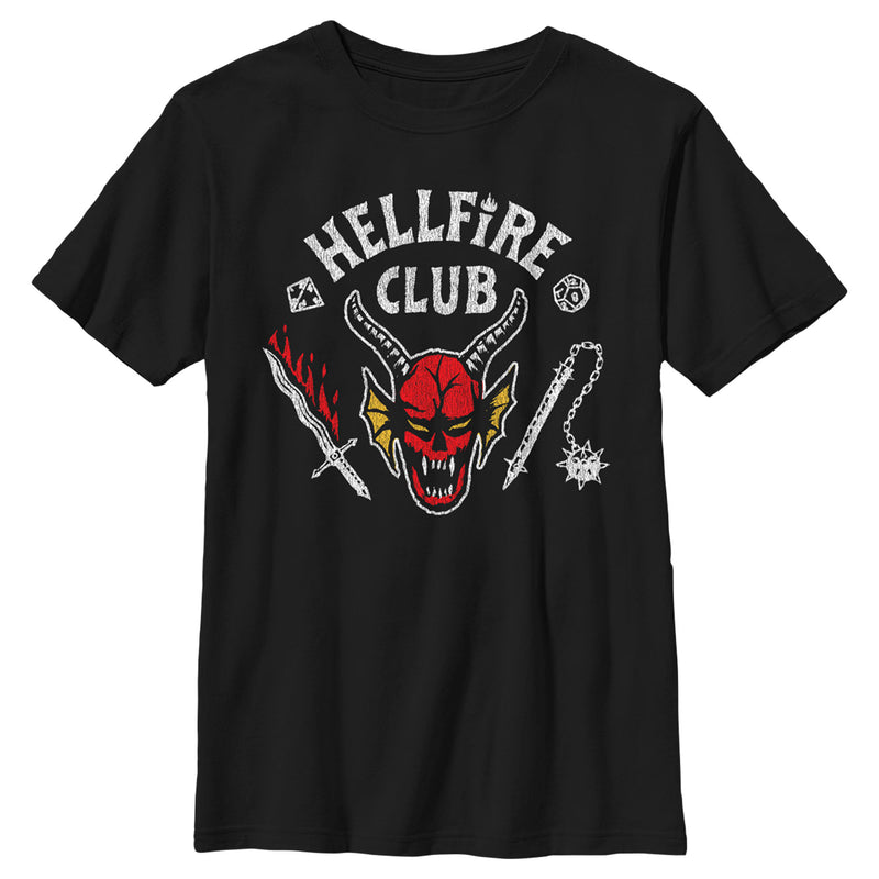 Boy's Stranger Things Hellfire Club Costume T-Shirt