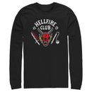 Men's Stranger Things Hellfire Club Costume Long Sleeve Shirt