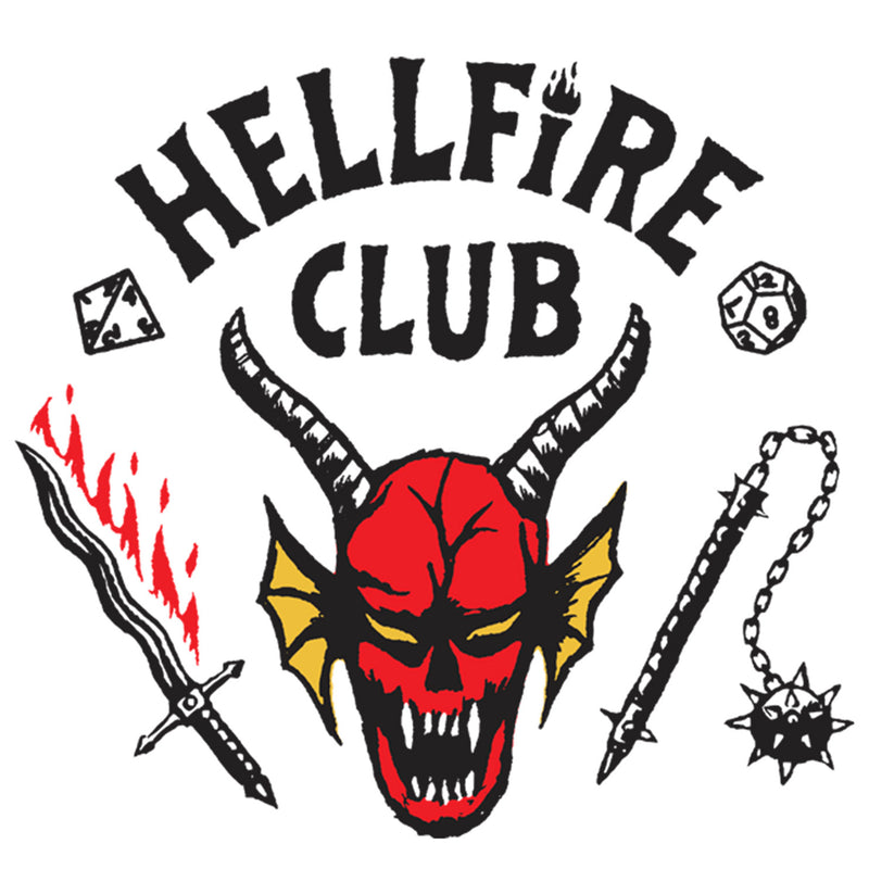Men's Stranger Things Hellfire Club Costume Baseball Tee
