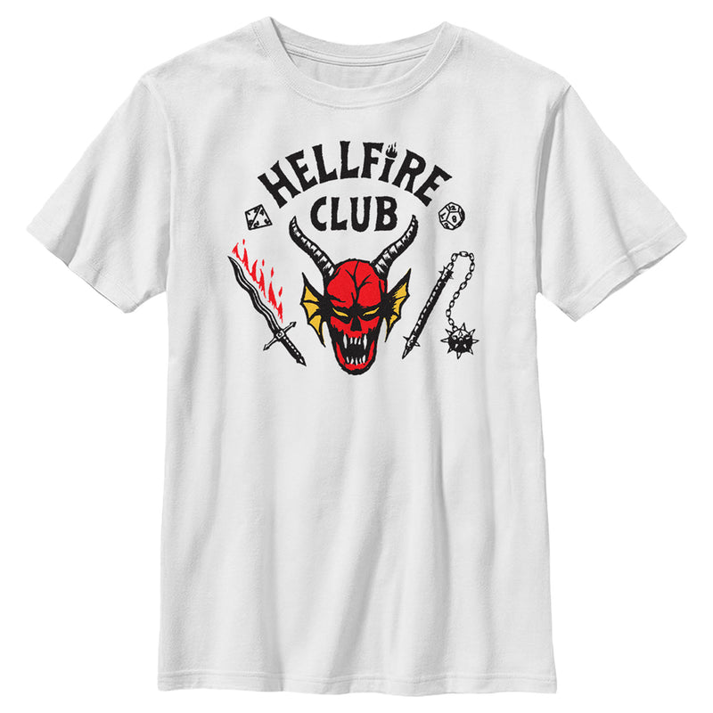 Boy's Stranger Things Welcome to the Hellfire Club T-Shirt