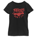 Girl's Stranger Things Friends Don't Lie Handshake T-Shirt