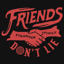 Girl's Stranger Things Friends Don't Lie Handshake T-Shirt