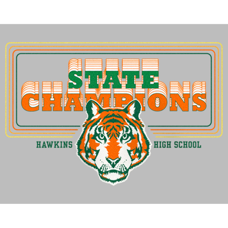 Girl's Stranger Things State Champion Hawkins Hig School T-Shirt