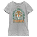 Girl's Stranger Things Retro Hawkins High School Tigers T-Shirt