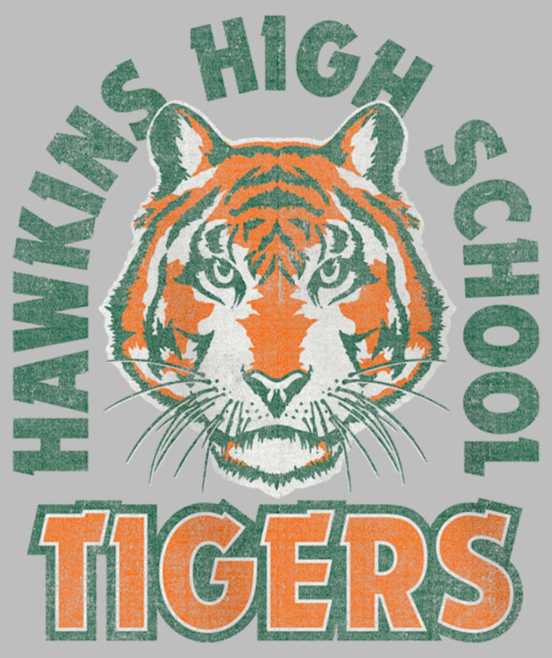 Girl's Stranger Things Retro Hawkins High School Tigers T-Shirt