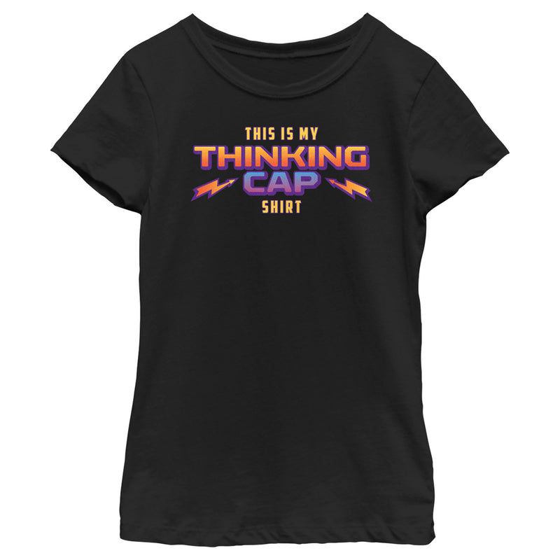 Girl's Stranger Things Dustin's Thinking Cap Costume T-Shirt