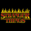 Toddler's Stranger Things Classic Logo in Flames T-Shirt
