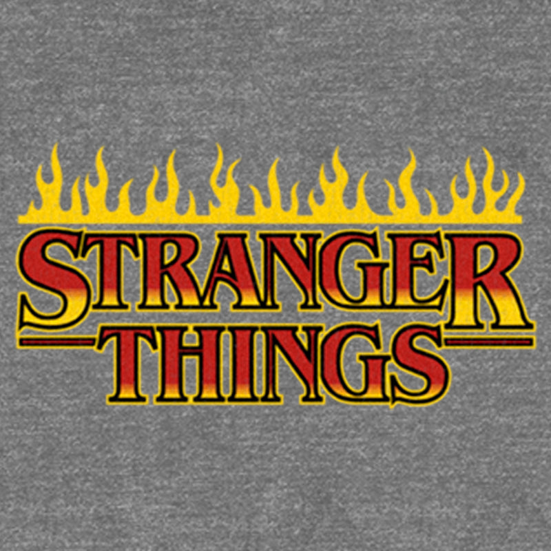 Infant's Stranger Things Burning Classic Logo Onesie