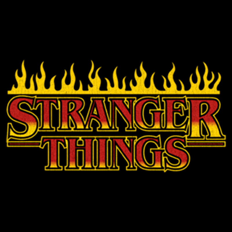 Infant's Stranger Things Burning Classic Logo Onesie