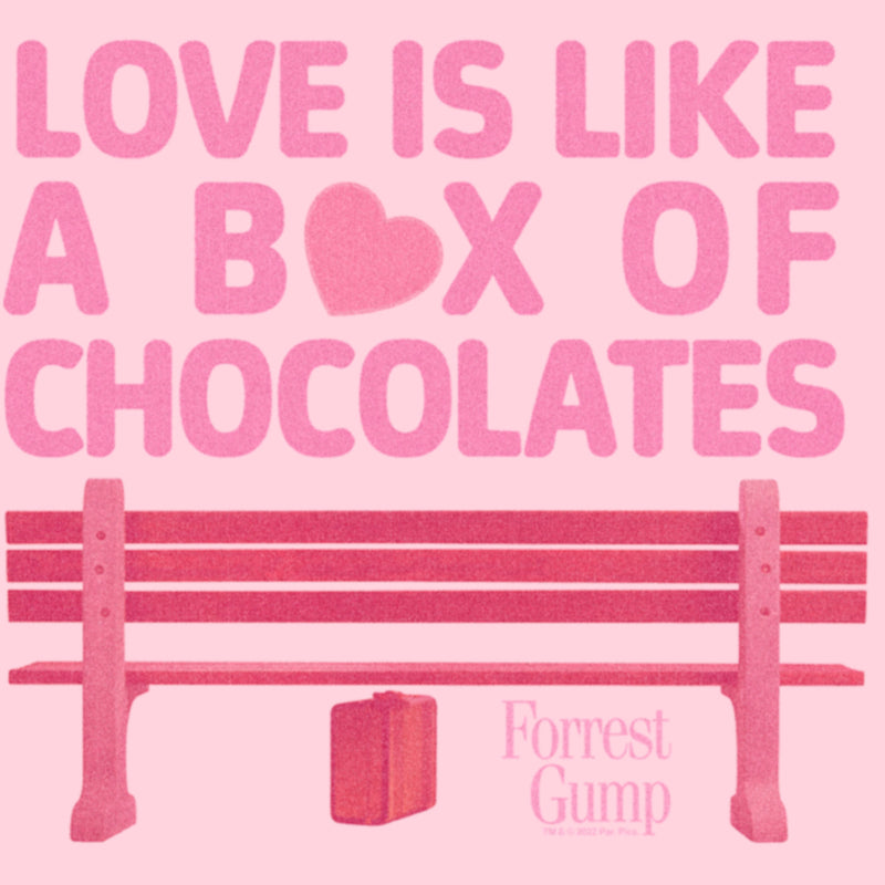 Junior's Forrest Gump Box of Chocolates Quote T-Shirt