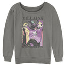 Junior's Disney Villains Have More Fun Distressed Poster Sweatshirt