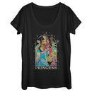 Women's Disney Princess Arch Scoop Neck