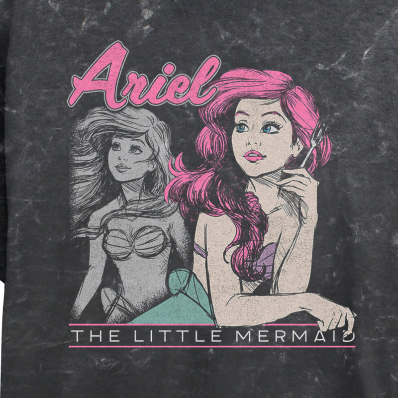 Junior's The Little Mermaid 90s Ariel Poster T-Shirt