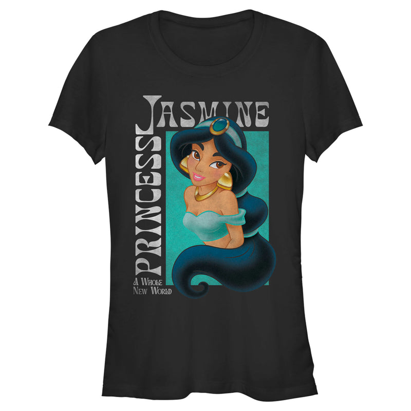 Junior's Aladdin Princess Jasmine A Whole New World Poster T-Shirt