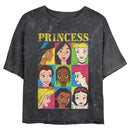 Junior's Disney Princess Distressed Close-Up Poster T-Shirt