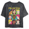 Junior's Disney Princess Distressed Close-Up Poster T-Shirt