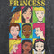 Junior's Disney Princess Distressed Close-Up Poster T-Shirt