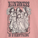 Junior's Disney Black and White Princesses Kindness is Everything Sweatshirt