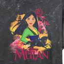 Junior's Mulan Colorful Poster T-Shirt