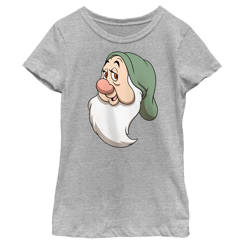 Girl's Snow White and the Seven Dwarfs Bashful's Face T-Shirt