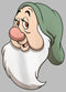 Girl's Snow White and the Seven Dwarfs Bashful's Face T-Shirt