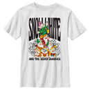 Boy's Snow White and the Seven Dwarfs Dwarf Group Logo T-Shirt