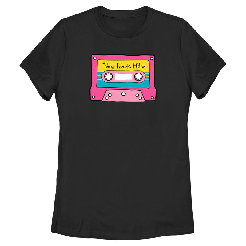 Women's Paul Frank Cassette Tape Hits Pink T-Shirt