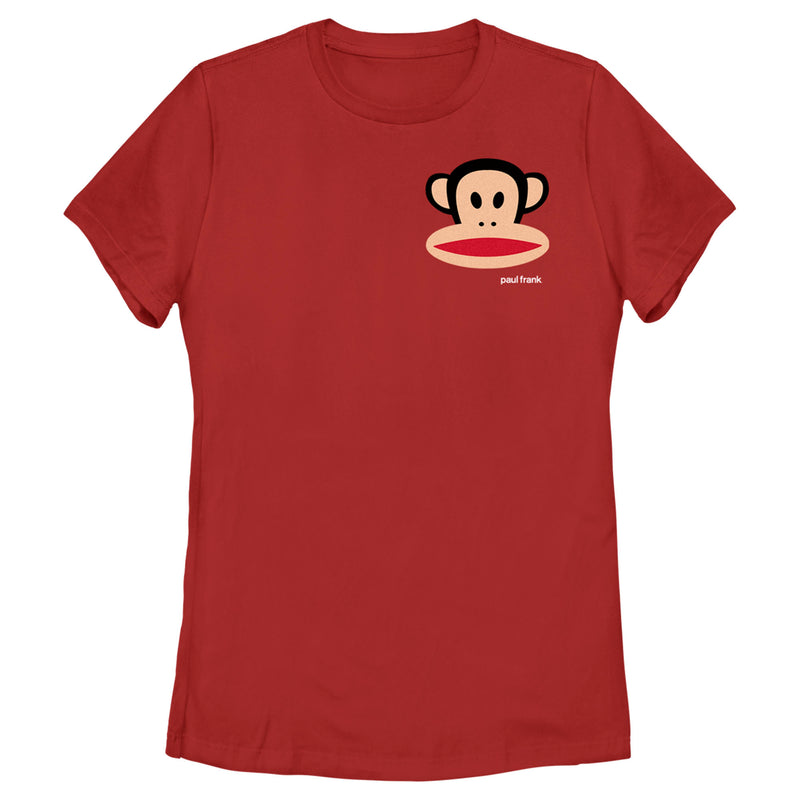 Women's Paul Frank Small Julius Left Chest T-Shirt