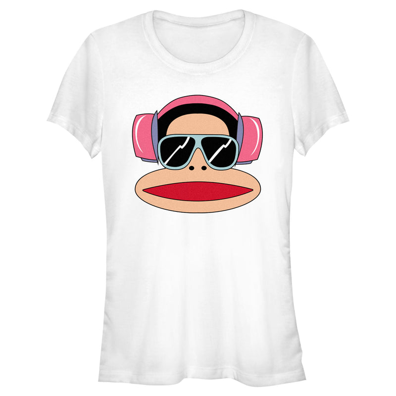 Junior's Paul Frank Julius Cool Headphones T-Shirt