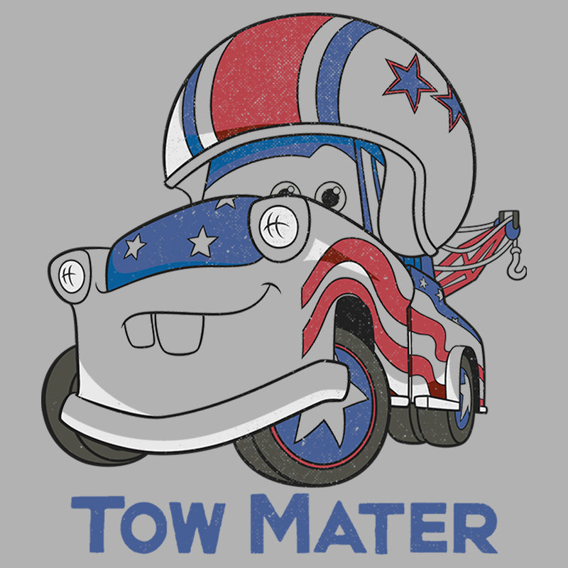 Boy's Cars Tow Mater American Helmet T-Shirt
