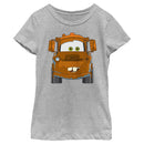 Girl's Cars Mater Big Face T-Shirt