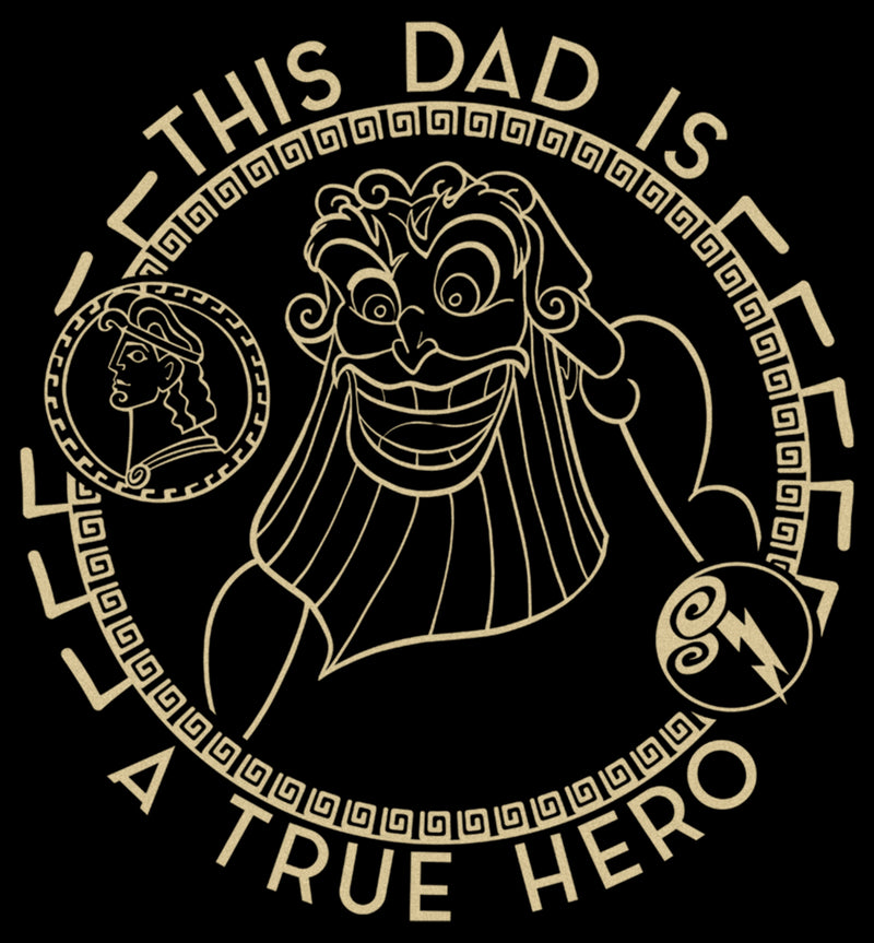 Men's Hercules Zeus This Dad is a True Hero T-Shirt