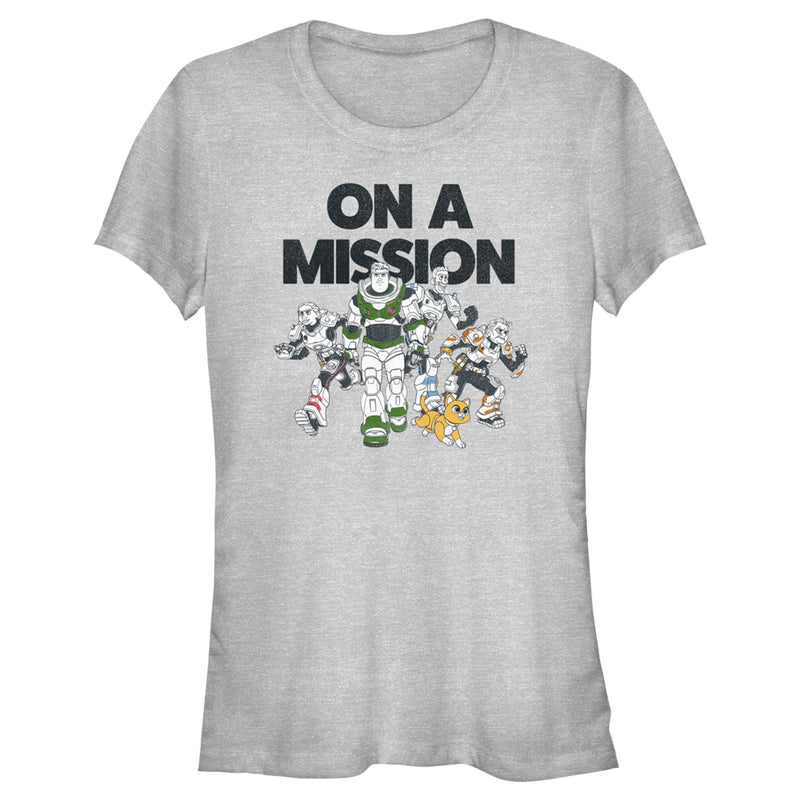 Junior's Lightyear On a Mission Group T-Shirt