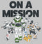 Junior's Lightyear On a Mission Group T-Shirt