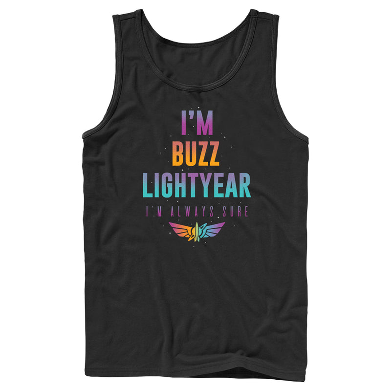 Men's Lightyear I'm Buzz Lightyear I'm Always Sure Tank Top