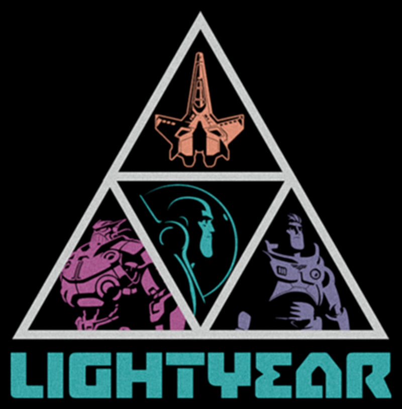 Junior's Lightyear Triangle Logo T-Shirt
