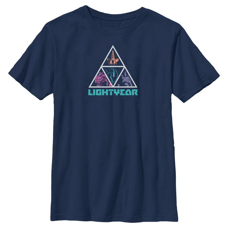 Boy's Lightyear Triangle Logo T-Shirt