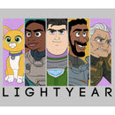 Junior's Lightyear Group Panels T-Shirt