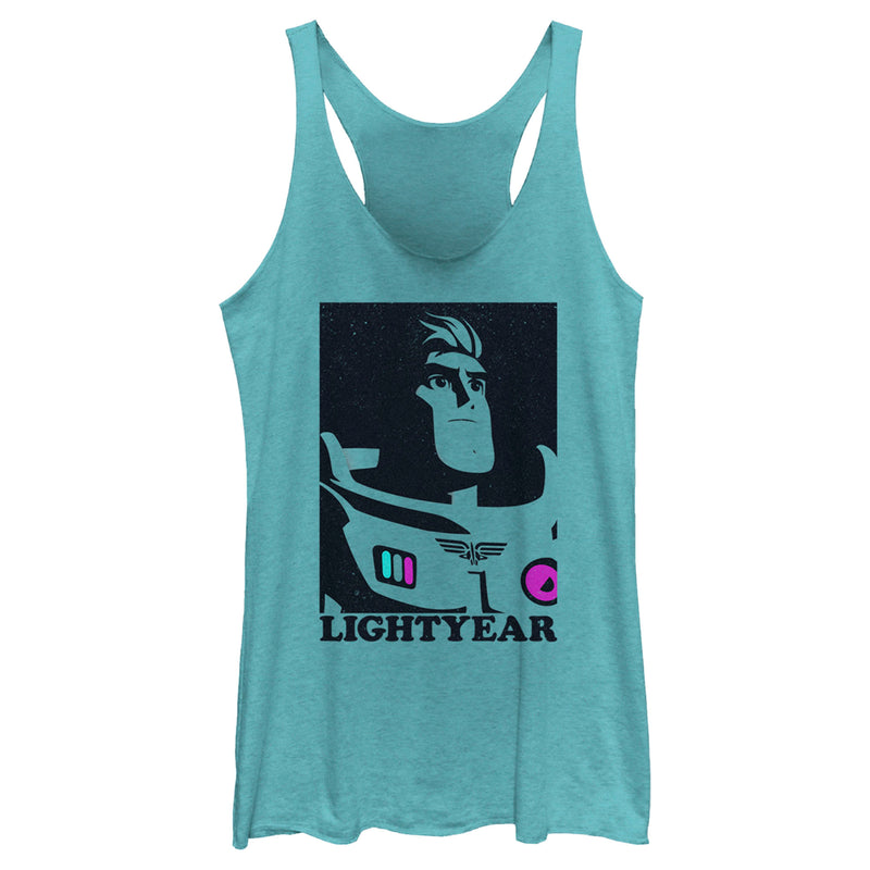 Women's Lightyear Buzz Poster Racerback Tank Top