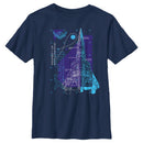 Boy's Lightyear XL-01 Spaceship Blueprints T-Shirt