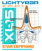 Men's Lightyear XL-15 Spaceship Blueprints Pull Over Hoodie