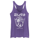 Women's Lightyear Emperor Zurg Badge Racerback Tank Top