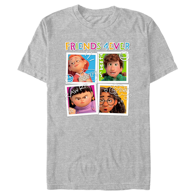 Men's Turning Red Friends 4Eva Polaroids T-Shirt
