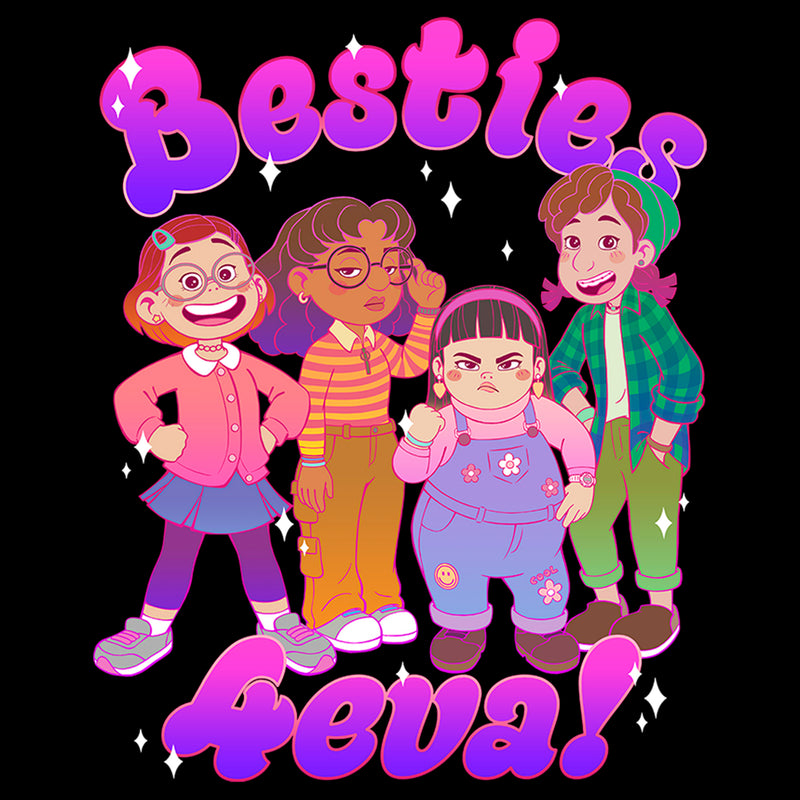 Junior's Turning Red Besties 4Eva! T-Shirt